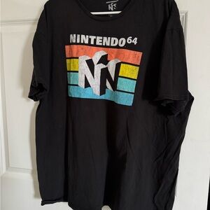 Nintendo Black T-Shirt with Logo